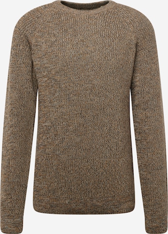 JACK & JONES Sweater in Brown: front