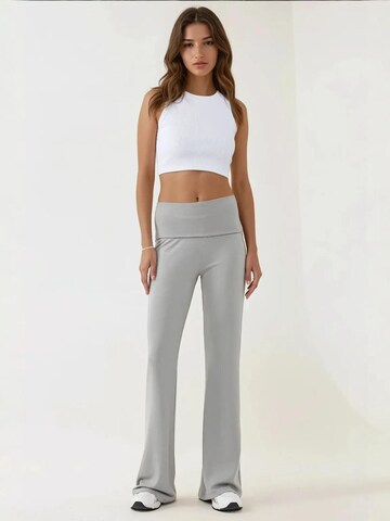 Hiccup Flared Hose in Grau