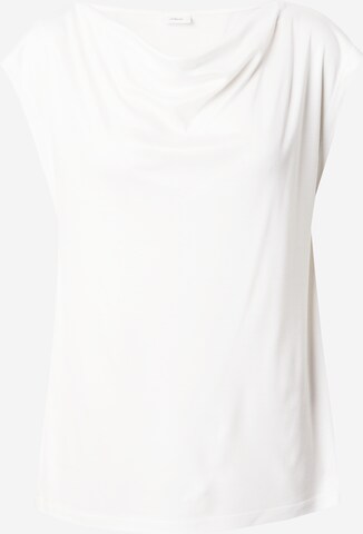 s.Oliver BLACK LABEL - Camiseta en blanco: frente