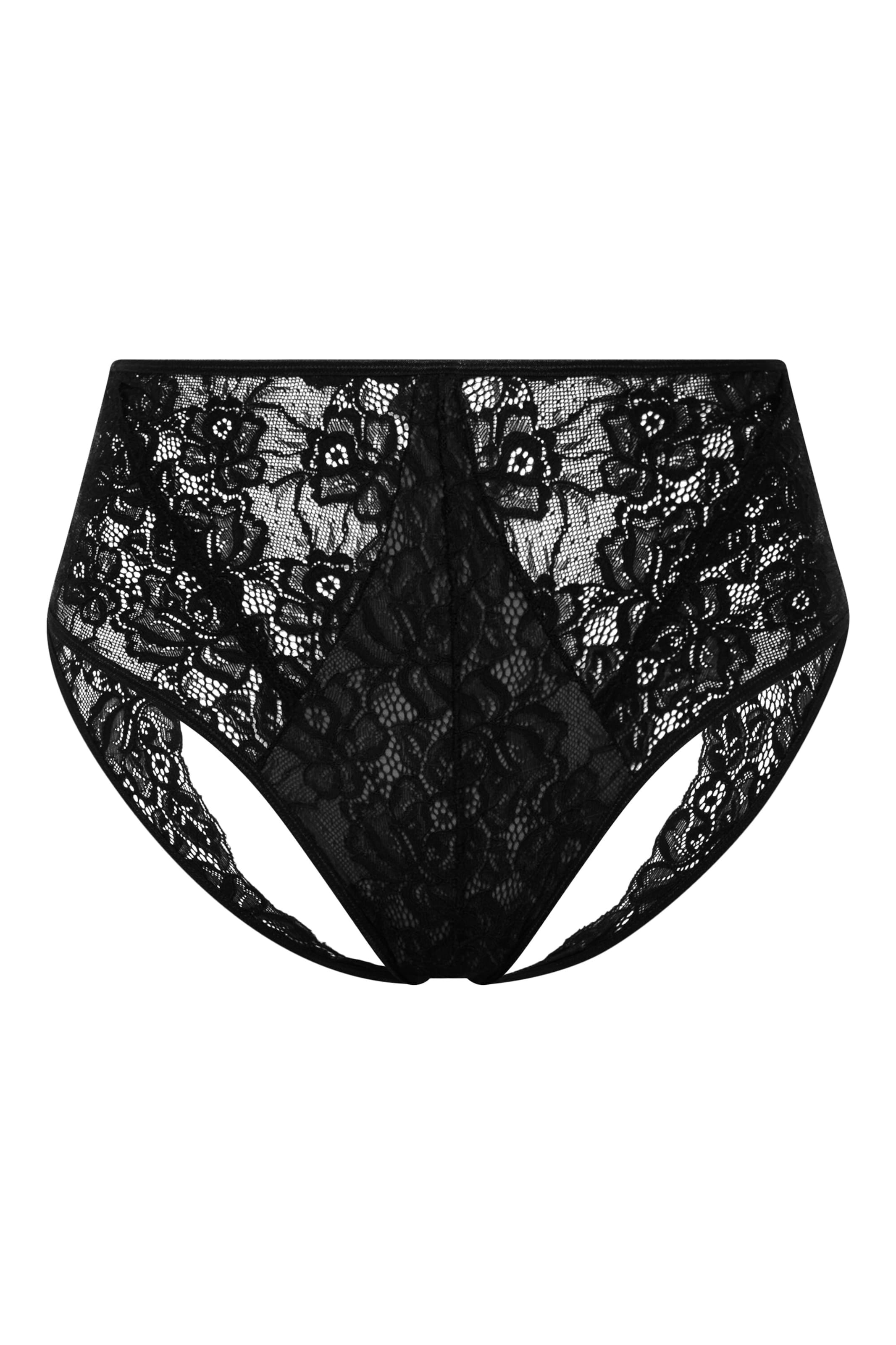 Ulla Popken Slip in Zwart: voorkant