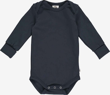 Tutina / body per bambino 'Langarm' di Müsli by GREEN COTTON in blu: frontale