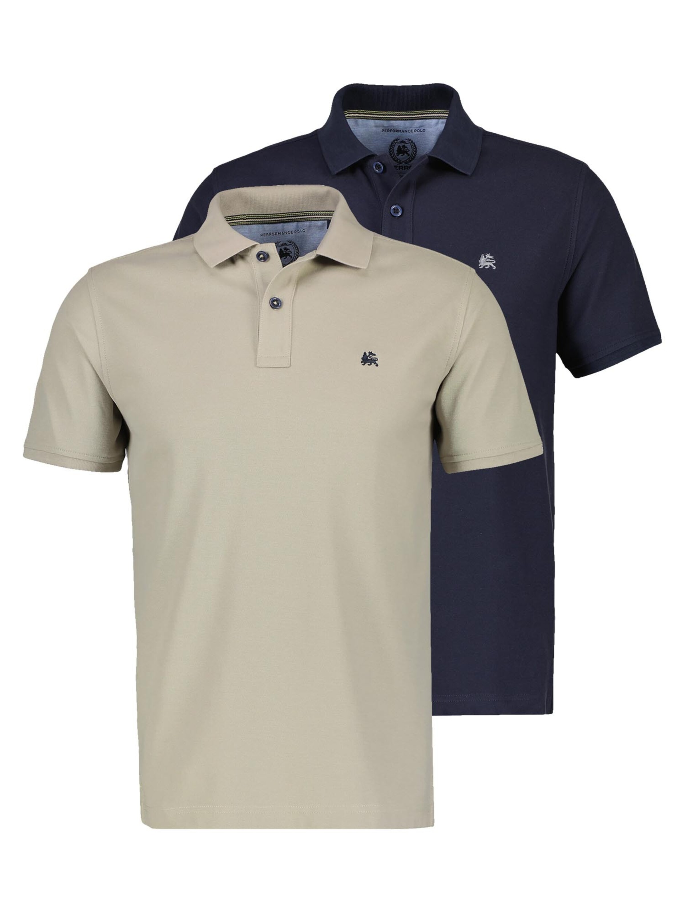 LERROS Shirt 'Basic' in Blauw: voorkant