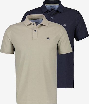 LERROS Shirt 'Basic' in Blau: Vorderseite