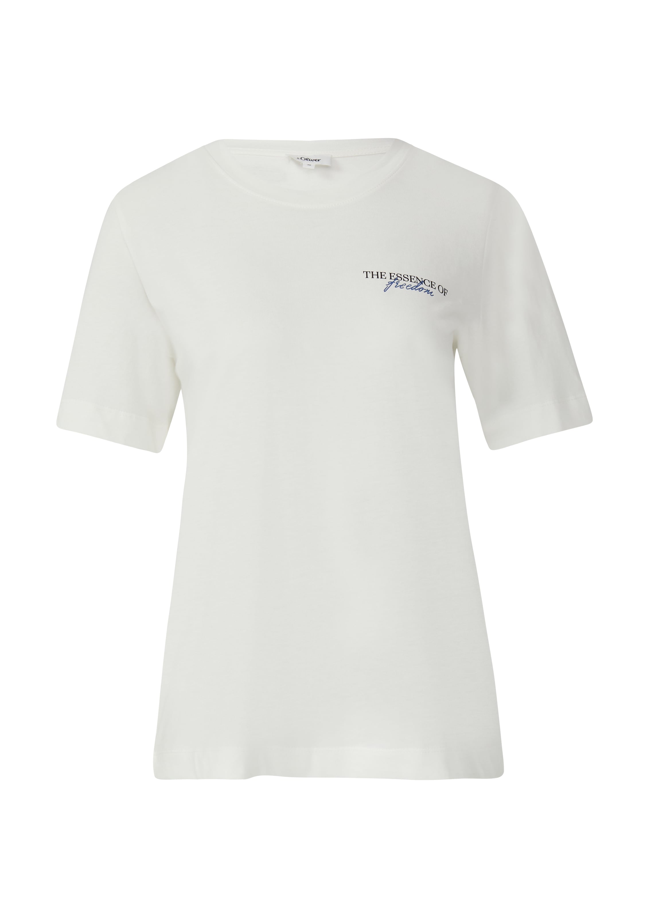 T-shirt s.Oliver en beige : devant