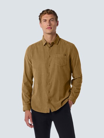 No Excess Regular fit Button Up Shirt in Beige: front