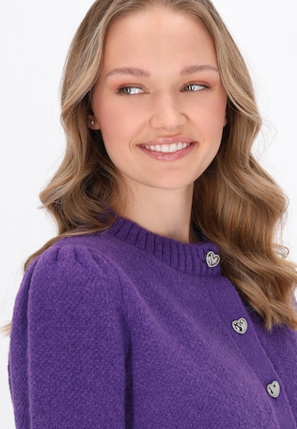 MYMO Knit cardigan in Purple