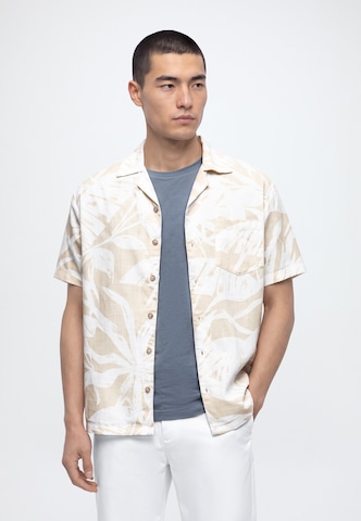 JACK & JONES - Ajuste regular Camisa 'JPRBLUBAHAMAS' en beige: frente