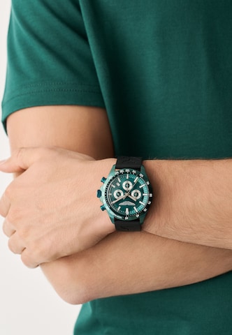 Aston Martin Analog Watch ' SPT ' in Green: front