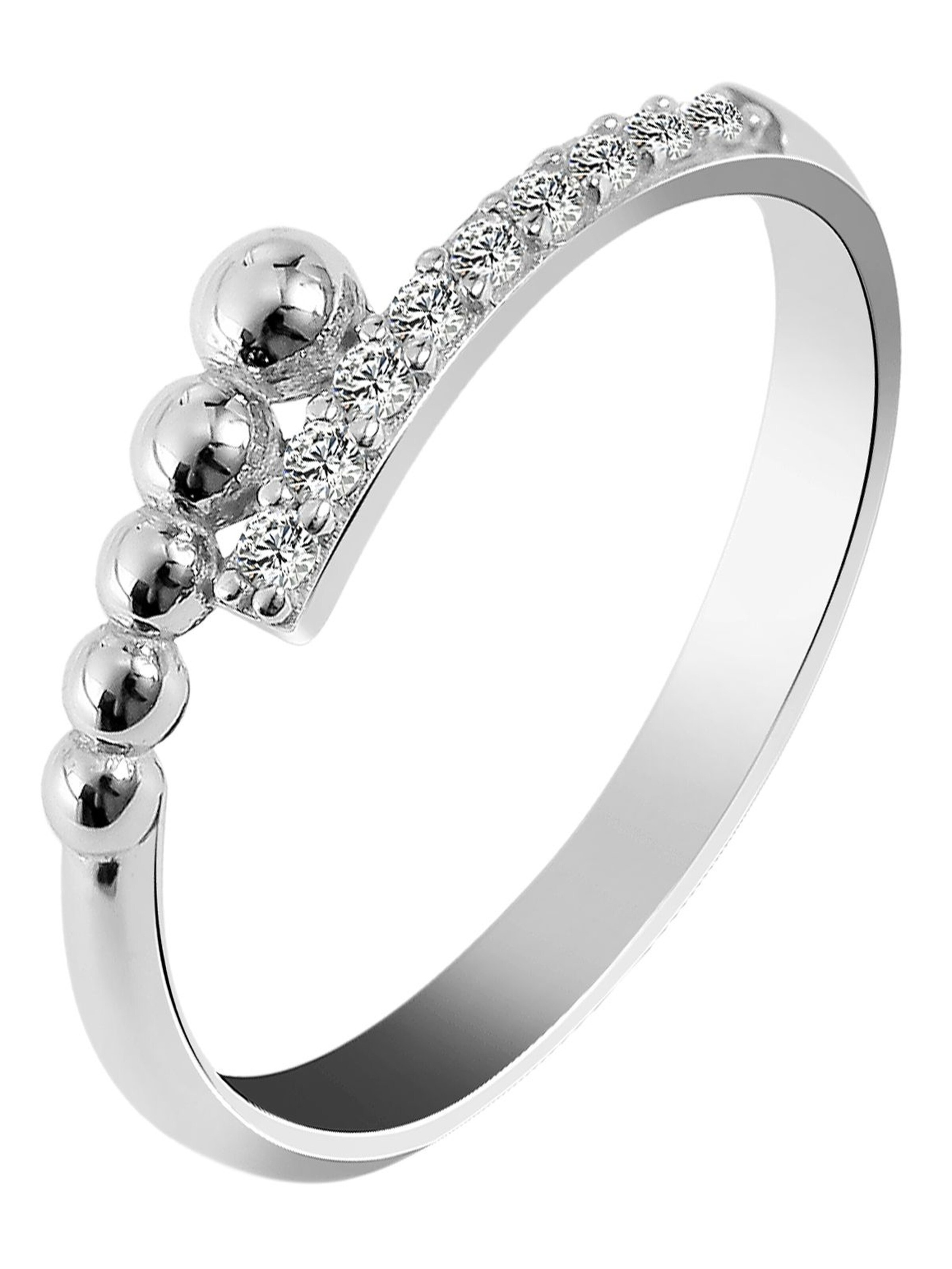Akzent Ring 'Airin, 925 Sterlingsilber, langlebig' in Silver