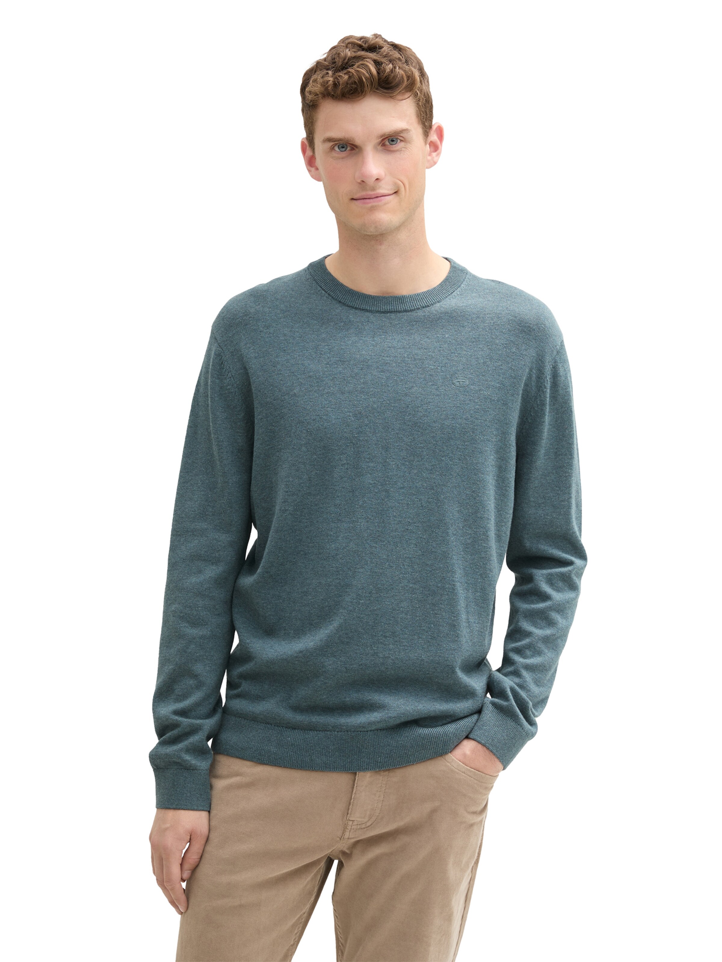Pullover di TOM TAILOR in blu: frontale