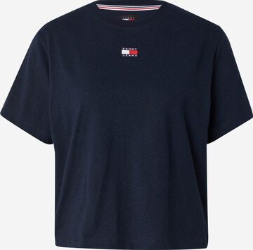 T-shirt Tommy Jeans en bleu : devant