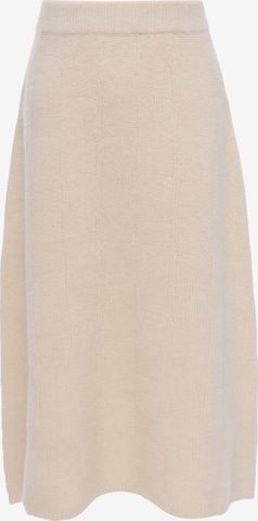 Jupe usha BLACK LABEL en beige : devant
