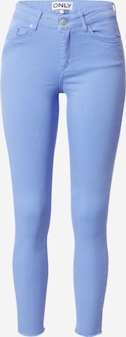 ONLY Skinny Jeans 'BLUSH' in Blauw: voorkant