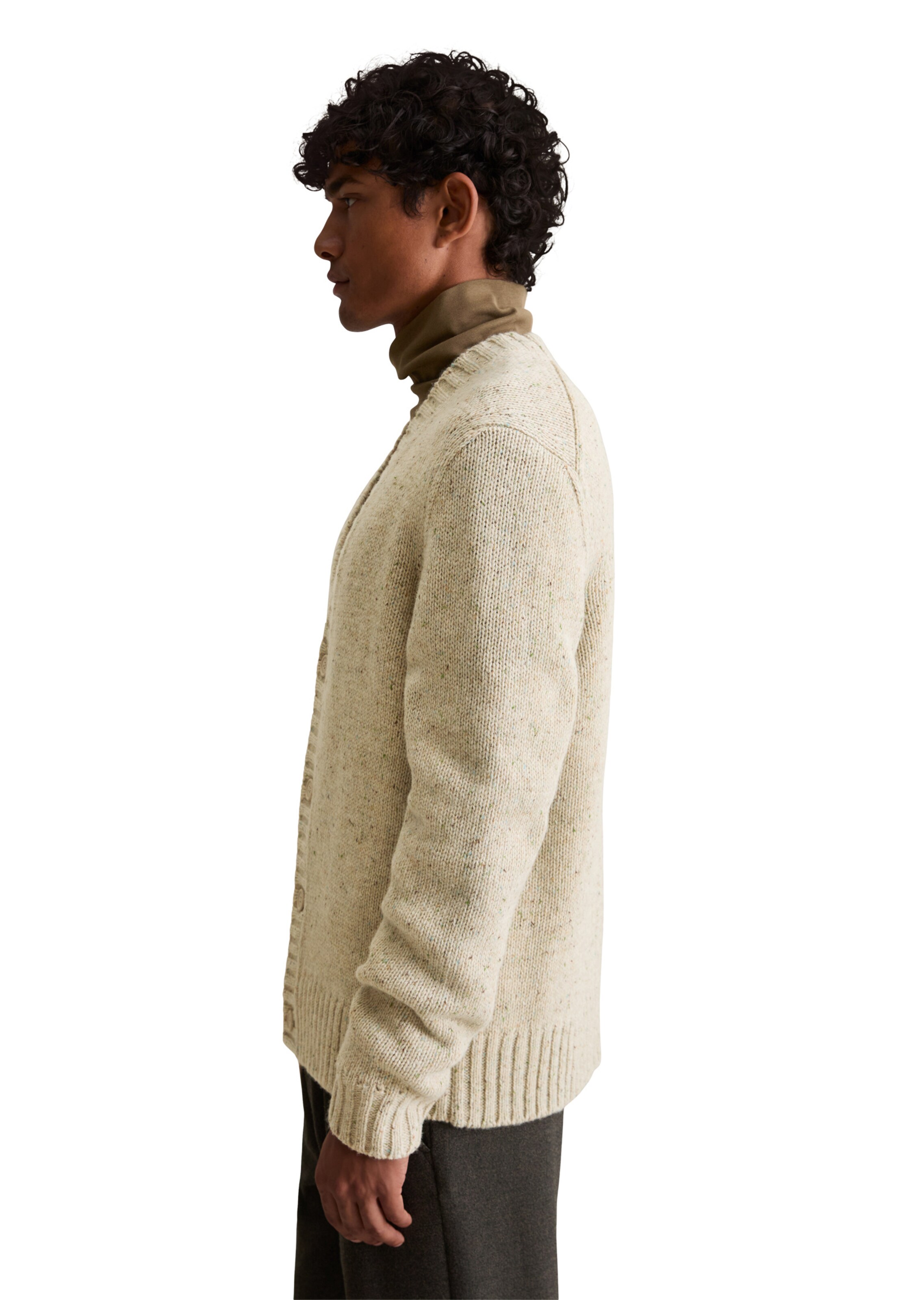 Marc O'Polo DENIM Knit cardigan in Beige