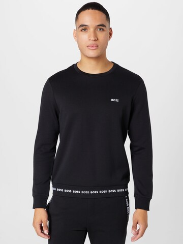 BOSS Sweatshirt 'Salbeos' in Black: front