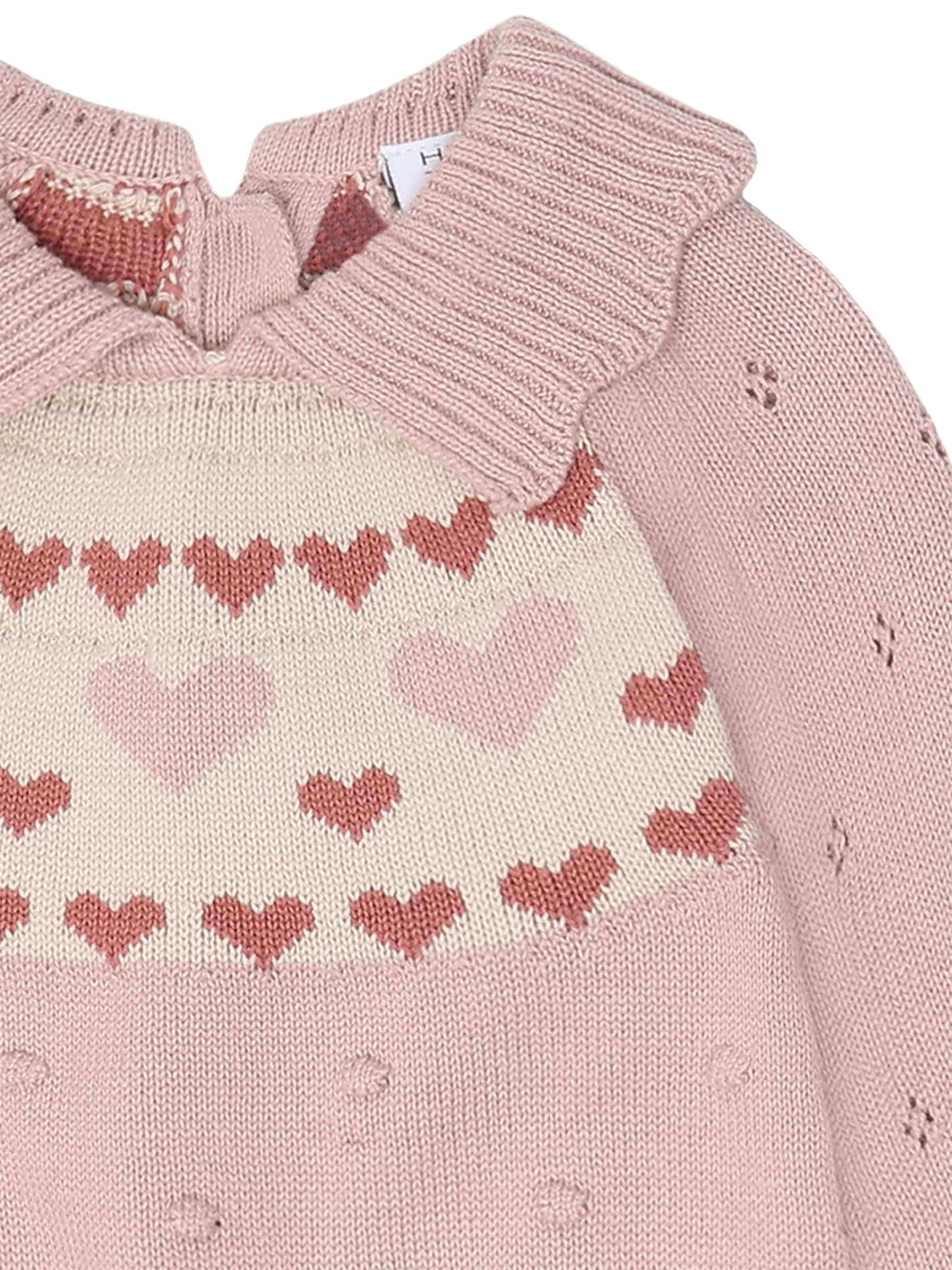 Hust & Claire Sweater 'Pusle' in Pink