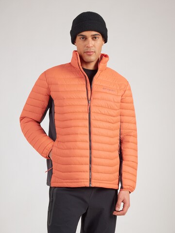 COLUMBIA Sports jacket 'Powder Pass' in Orange: front