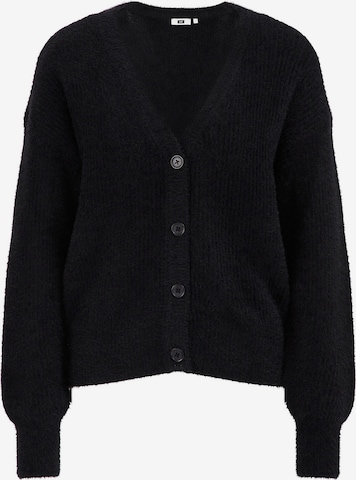 Cardigan WE Fashion en noir : devant