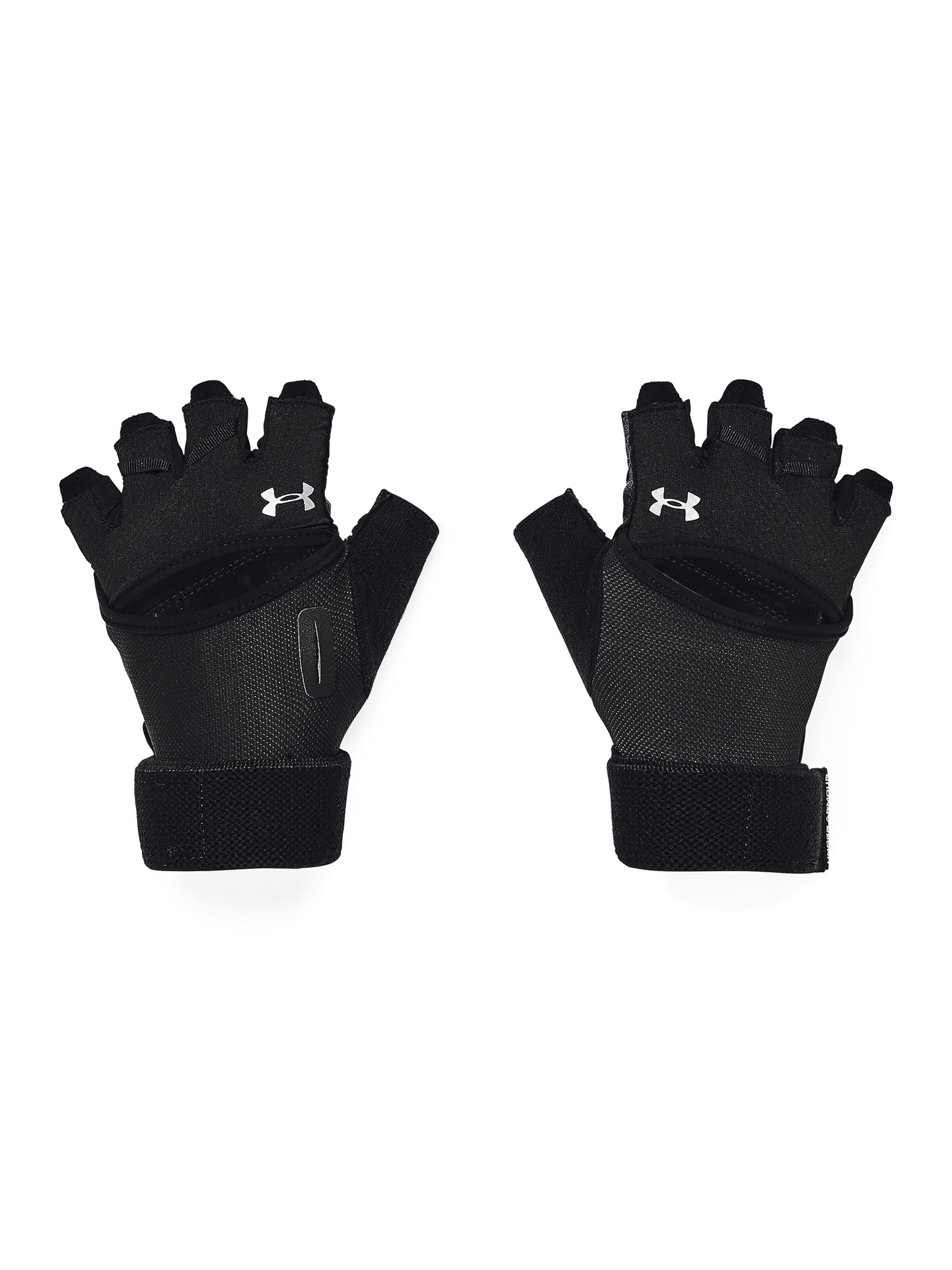UNDER ARMOUR Sports gloves in Black: front