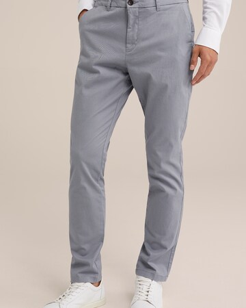 WE Fashion Slim fit Chino trousers in Blue: front