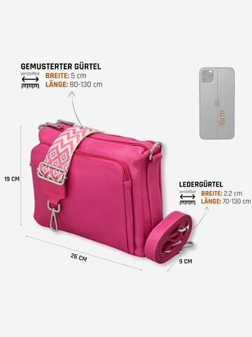 Adel Bags Skuldertaske 'Becky' i pink