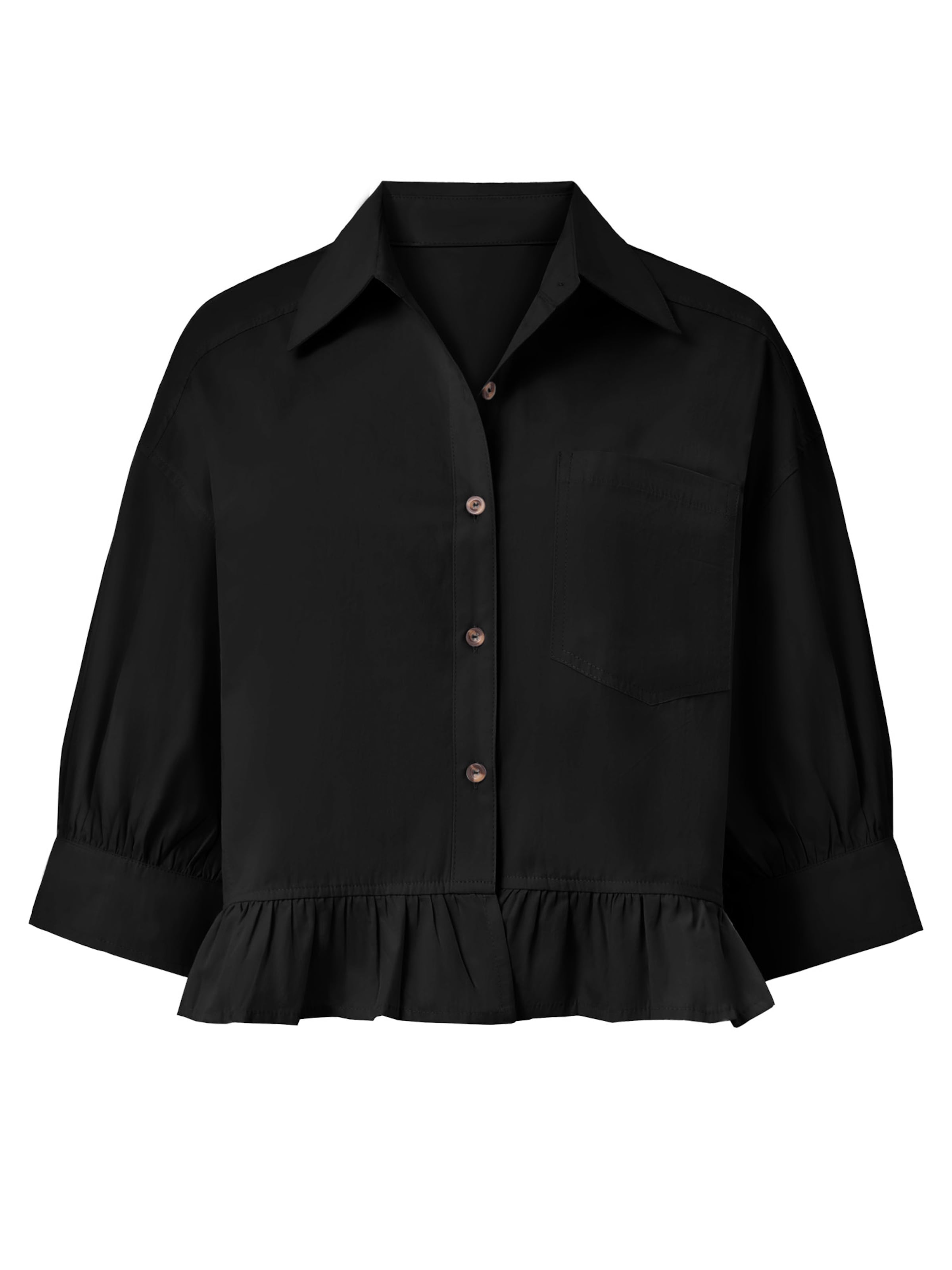 Imily Bela Bluse i sort: forside