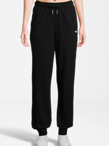 FILA Tapered Workout Pants 'BALIMO' in Black: front