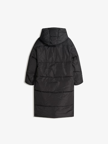Bershka Winter coat in Black