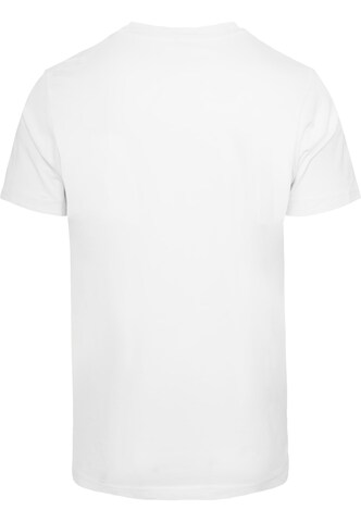 Merchcode Shirt 'Garfield 45 - Lasagna' in Weiß: predná strana