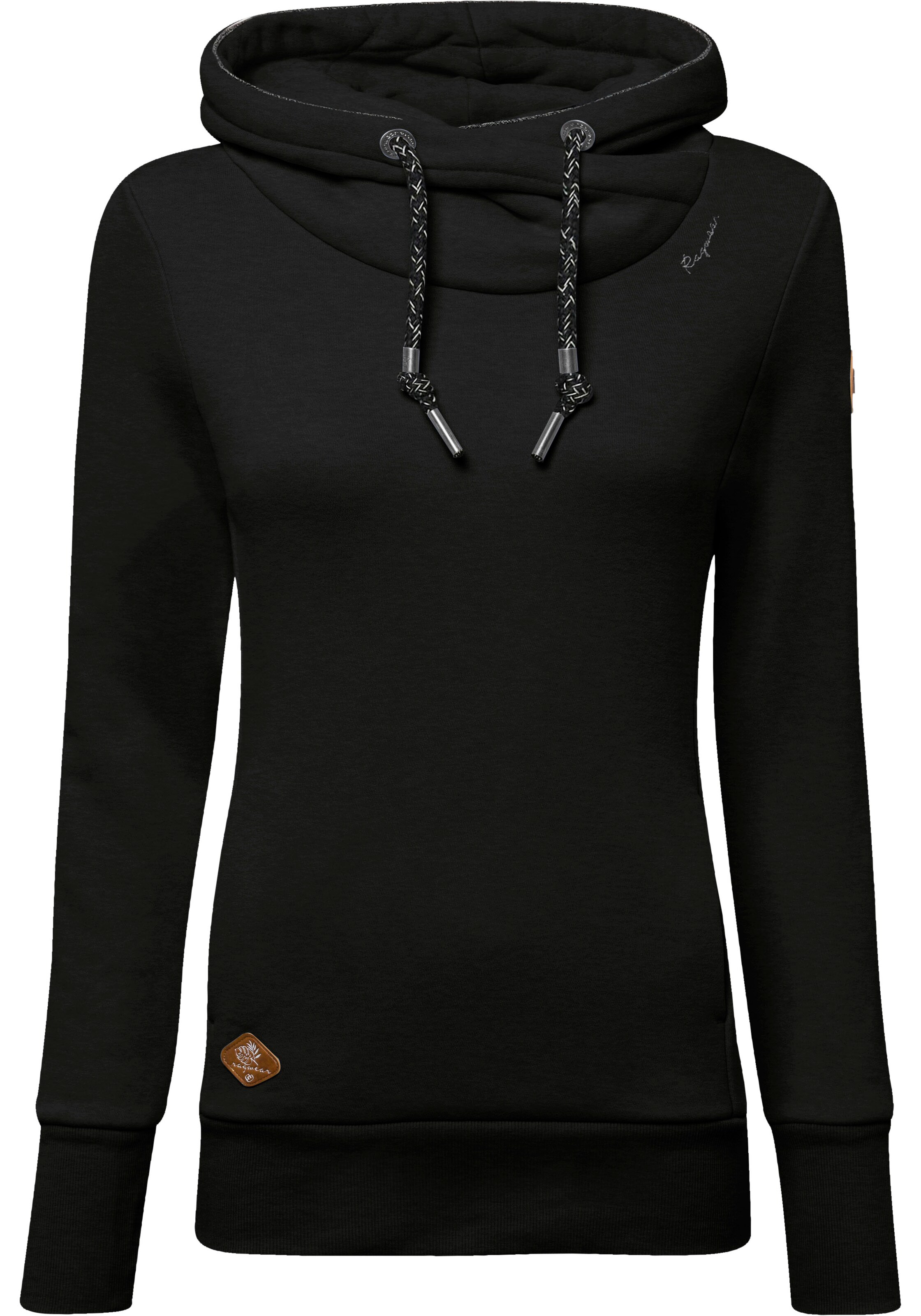 Ragwear Sweatshirt in Black: front