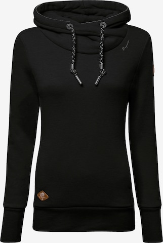 Ragwear Sweatshirt in Schwarz: Vorderseite