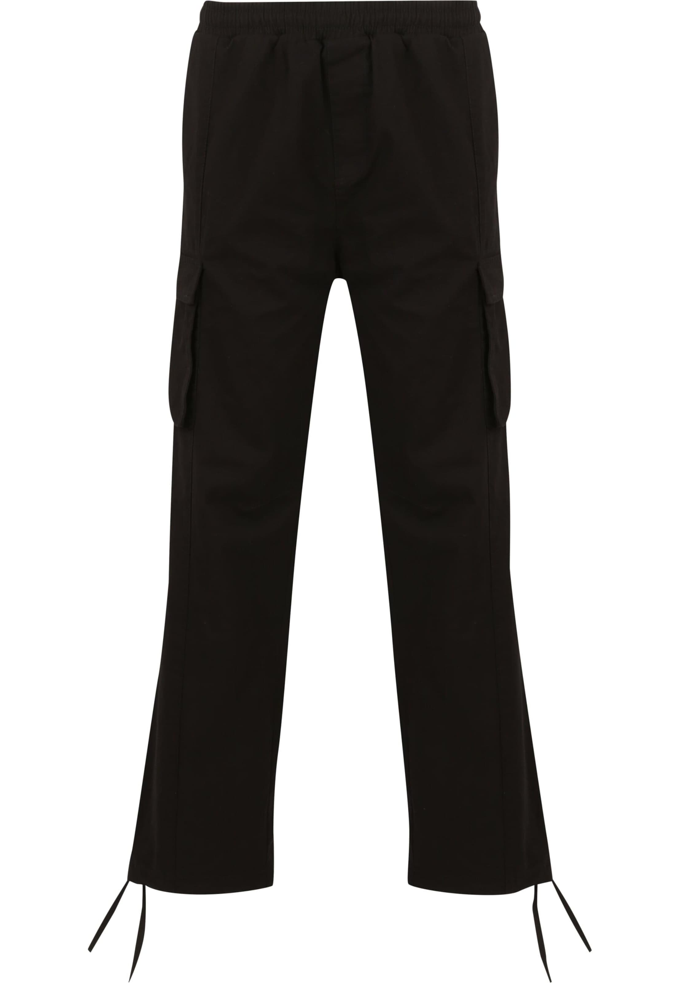 DEF Regular Cargo trousers 'Empire' in Black: front