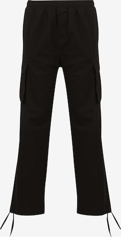 Pantalon cargo 'Empire' DEF en noir : devant