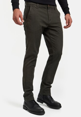 INDICODE JEANS Regular Chino trousers ' Asher ' in Green