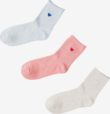Les Lunes Socks 'Harper' in Mixed colors: front
