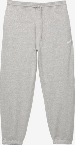 Pull&Bear Zwężany krój Spodnie 'STWD' w kolorze szary: przód