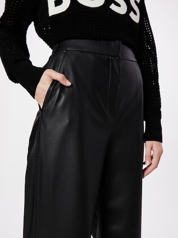 BOSS Black Wide Leg Hose 'Tokasa' in Schwarz