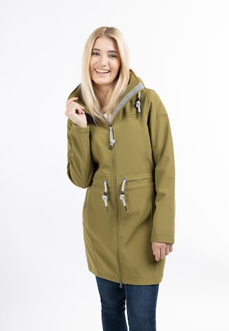 Schmuddelwedda Raincoat in Green: front