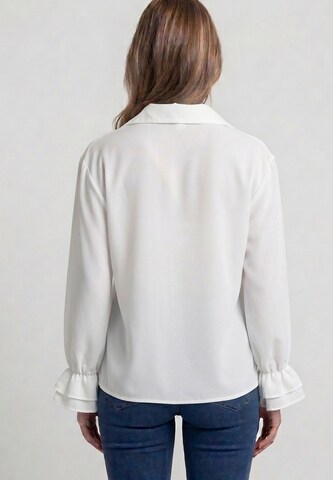 Elara Blouse in White