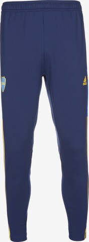 ADIDAS PERFORMANCE Tapered Sportbroek 'Boca Juniors Condivo' in Blauw: voorkant