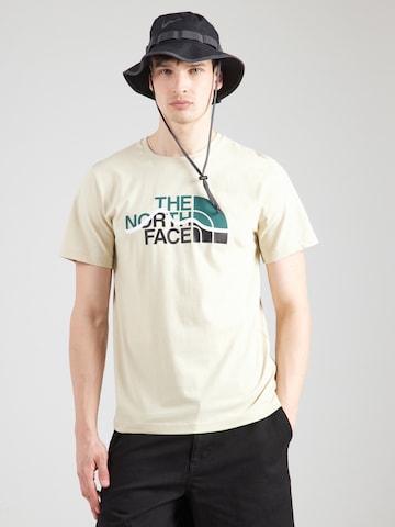 Maglietta 'MOUNTAIN LINE' di THE NORTH FACE in beige: frontale