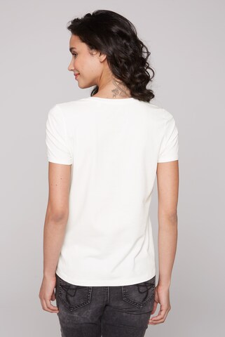 Soccx T-Shirt 'Wanderlust' in Weiß