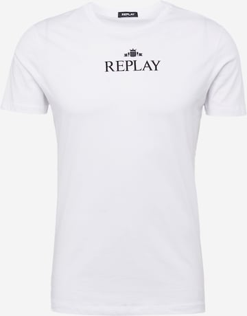 REPLAY Shirt in White: front