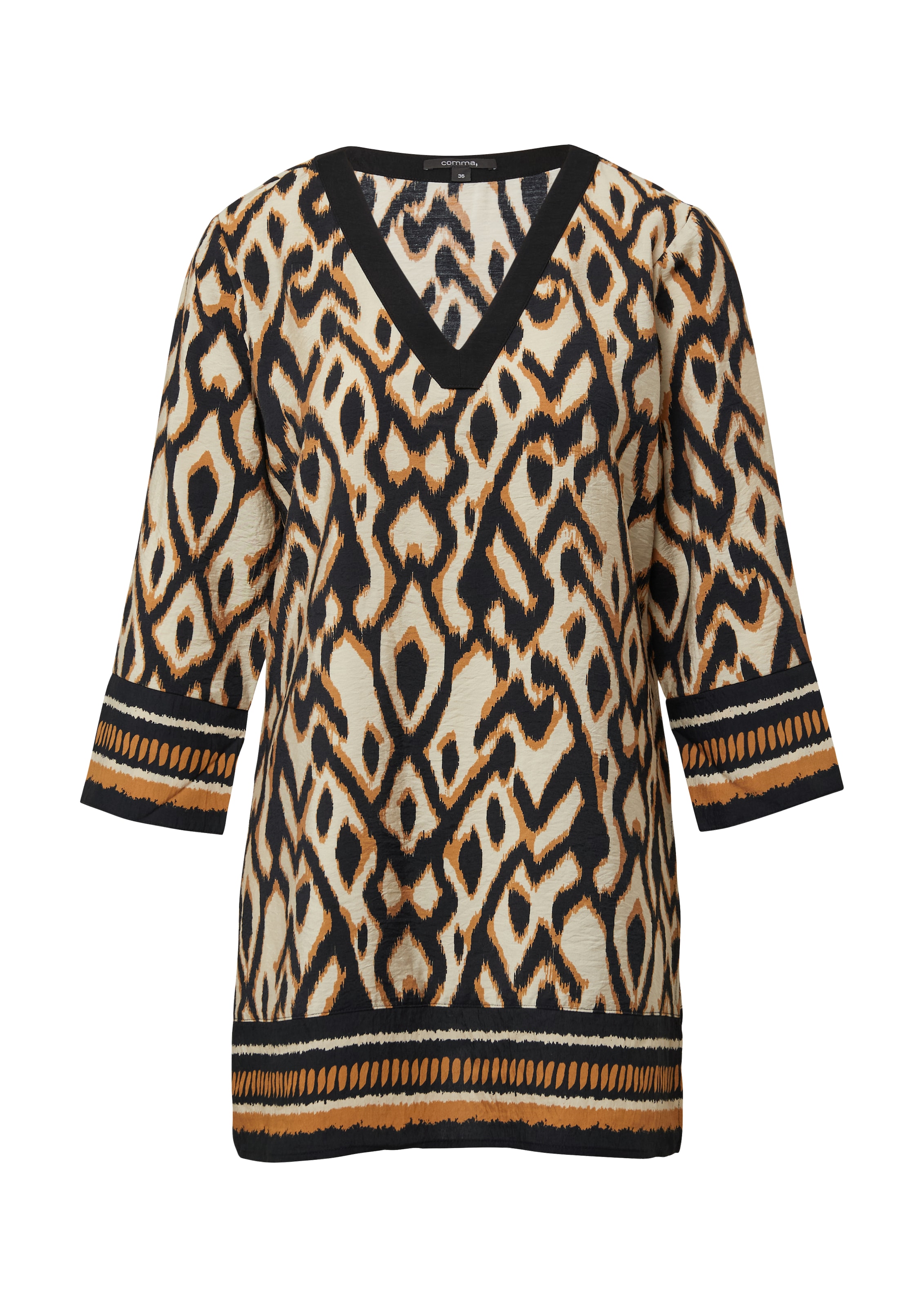 COMMA Bluse in Schwarz: Vorderseite