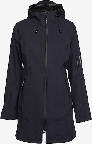 Manteau fonctionnel 'Rain' ILSE JACOBSEN en bleu : devant