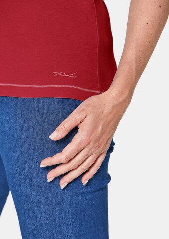 Goldner Shirt in Rood