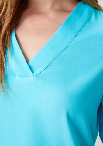 COMMA Bluse in Blau