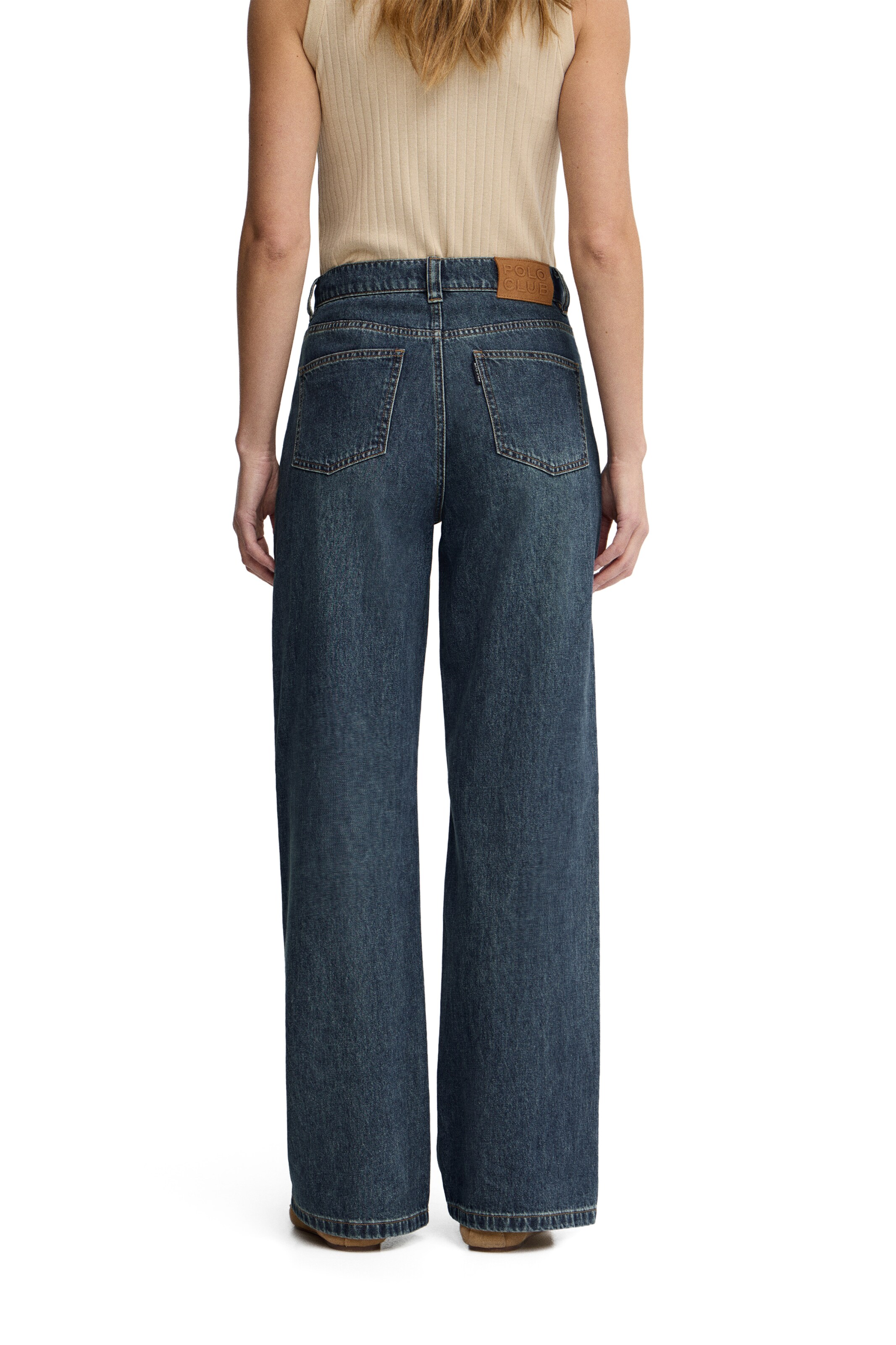 Polo Club Loosefit Jeans in Blau