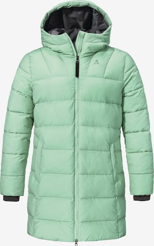 Schöffel Outdoor coat 'Boslix' in Green: front