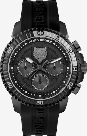 Plein Sport Analog Watch ' ' in Black: front